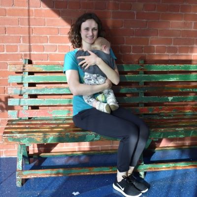Sitting with my daughter on one of the Griffith Park benches that Walt Disney himself once sat on. 